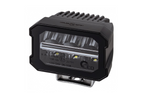 Faro da lavoro a LED con riflettore per camion, senza cornice, modello L3422, 12 LED, 2200 lm.