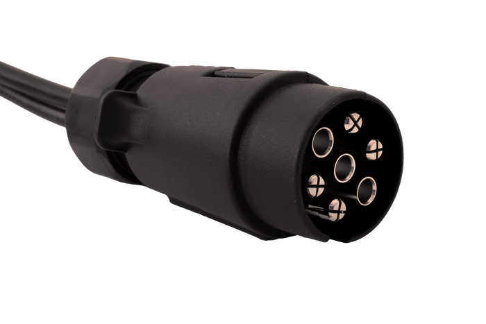 ASPÖCK 58-1022-087 cablaggio elettrico per rimorchio 4,5 m connettore a 7 pin baionette 2x5 pin