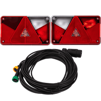 Luci posteriori ASPÖCK MULTIPOINT V + cablaggio MANTES 7m 7 PIN