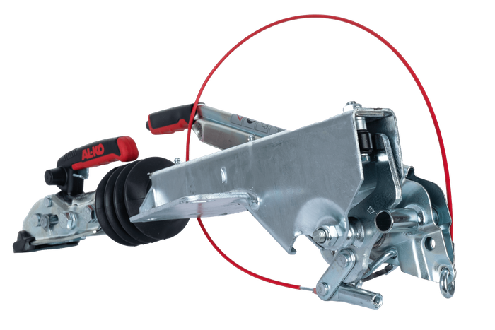 Dispositivo di inerzia AL-KO 90S/3 con attacco AK161 per rimorchio da 1000 kg con timone a V