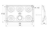 Lampada interna per auto a LED HORPOL LWD2156 da 900 lm con sensore di movimento