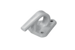 Gancio laterale in plastica ProPlus 342157V01 con occhiello per fissare teloni e cinghie di fissaggio per rimorchi.