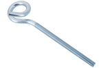 Gancio da cantiere DROMET HOH M12x225 con estremità oscillante