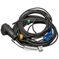 PRESA MANTES cablaggio per rimorchio per installazione elettrica 5,2 m spina 13 PIN 2 baionette 5 PIN