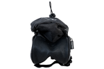 Borsa sottosella lunga per bicicletta PROFEX 82318 Lux nera con tasca portaborraccia