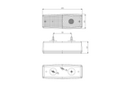 Fanale posteriore FRISTOM FT-007 a 3 funzioni, universale