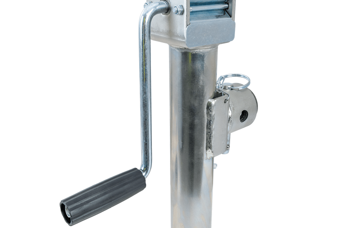 Supporto estendibile con adattatore UNITRAILER TJ5001+TJ5002A per rimorchio pianale da 1300 kg 364-614 mm