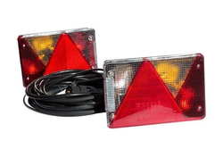Luci posteriori ASPÖCK + cablaggio MANTES 4m 7PIN