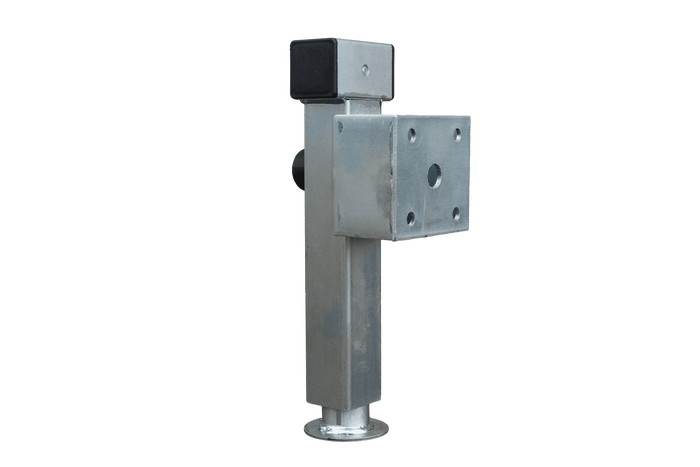UNITRAILER D-110.000.049 supporto a manovella estensibile per rimorchio pianale da 1300 kg 410-645 mm