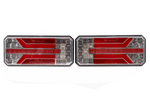 TT Technology TT.12555 Fanali posteriori a LED, 5 funzioni sinistra + destra