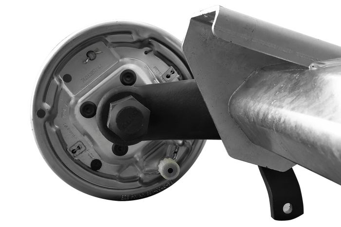 Asse frenato AL-KO EURO per rimorchio barca 1800kg 1445/1555mm 2030mm 5x112