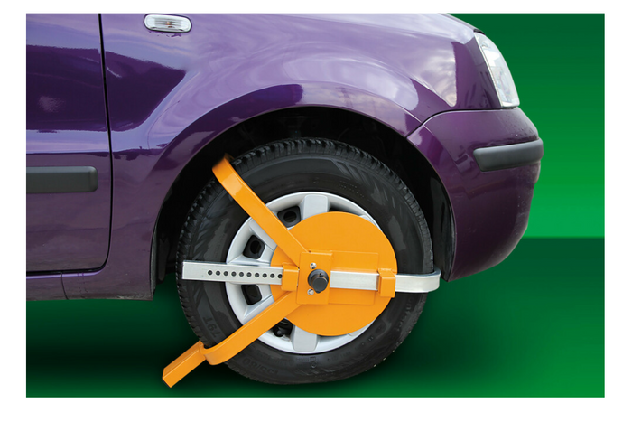 Bloccaruota LAMPA WHEEL CLAMP universale per ruote da 13 a 18"