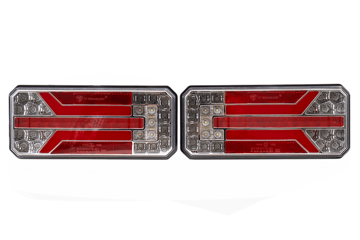 TT Technology TT.12555 Fanali posteriori a LED, 5 funzioni sinistra + destra