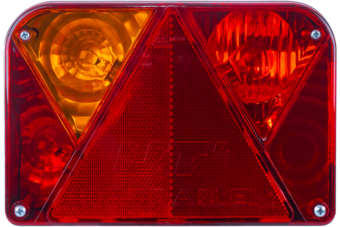 Set luci: luci posteriori DOBPLAST DPT35 + luci di posizione laterali ASPÖCK FLEXIPOINT I + cablaggio MANTES 5,2 m 13PIN