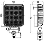 Riflettore per lampada da lavoro a LED TT TECHNOLOGY TT.13364 64xLED 5120 Lm quadrato