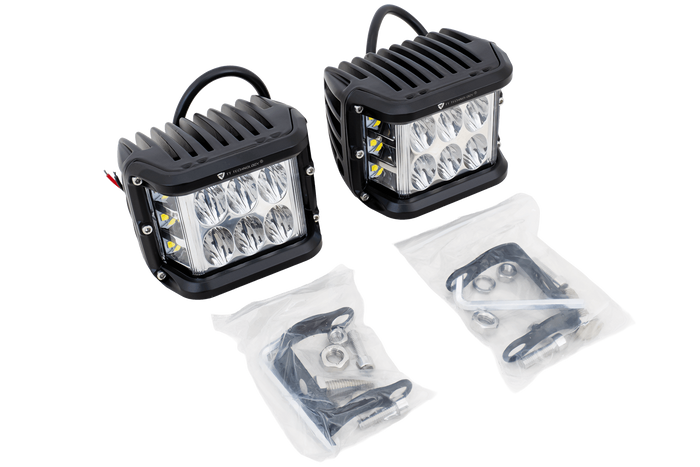 Set di due fari da lavoro a LED, riflettore TT TECHNOLOGY TT.13209 12xLED 2200lm