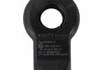 Gancio di traino KNOTT KK7293S per rimorchio da 3500 kg con timone tubolare da 45 mm, nuovo tipo