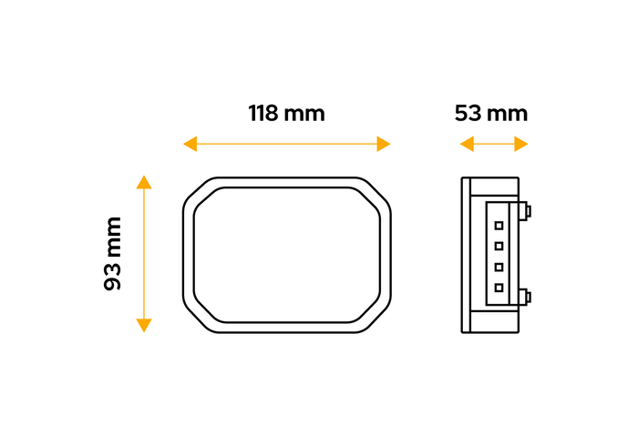 TT TECHNOLOGY TT.12018L Fanale posteriore a LED 4 funzioni sinistro