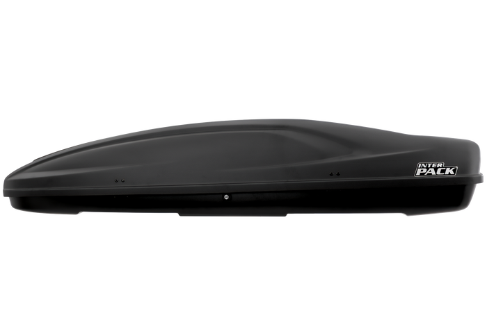 Box da tetto Inter Pack Stella 480 in kevlar nero (flexi fit G2)