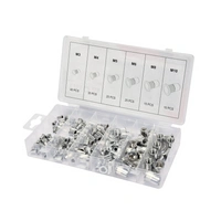 Set di dadi a rivetto in alluminio YATO YT-36460, misure M3-M10, 150 pezzi