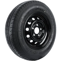 Ruota per rimorchio rinforzata LINGLONG TIRE 165/80 R13C 96/94N UNITRAILER RIM nero 4.5Jx13"H2 5x112 ET:30