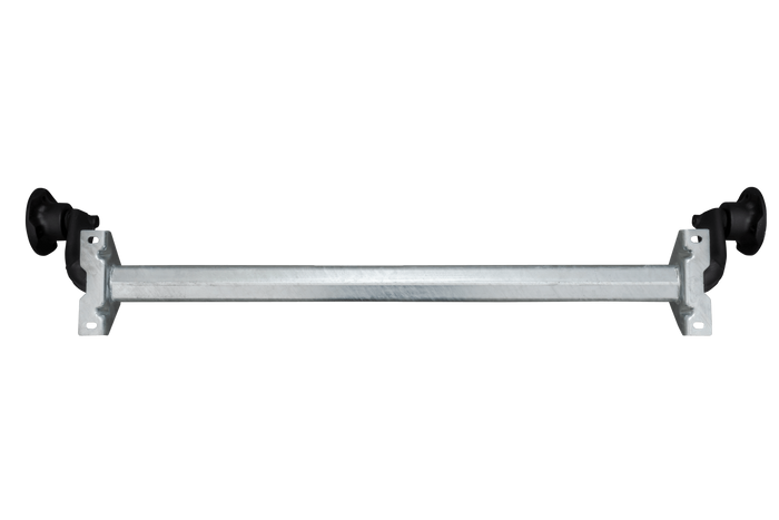 Asse AL-KO OPTIMA non frenato per rimorchio 750kg 1130mm 1443mm 4x100
