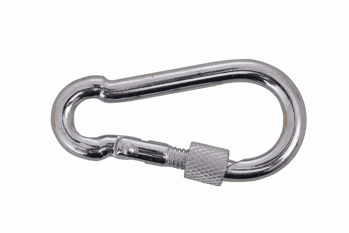 Moschettone con sicurezza per corde DROMET KSZ.6.60 moschettone per pompiere 6x60mm