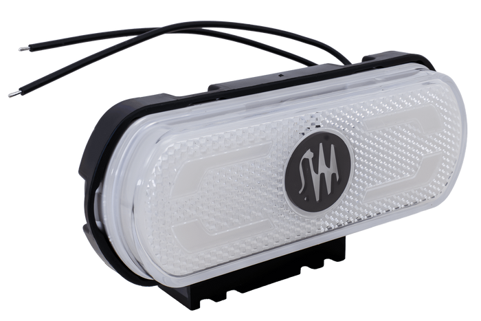 WAŚ W240 1600 LED luce di posizione universale bianca con supporto