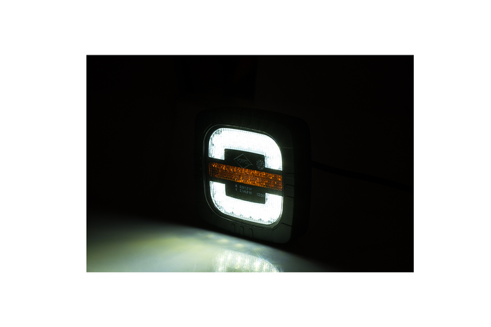 Faro anteriore a LED HORPOL ROCA LZD 2806 a 2 funzioni, universale con supporto