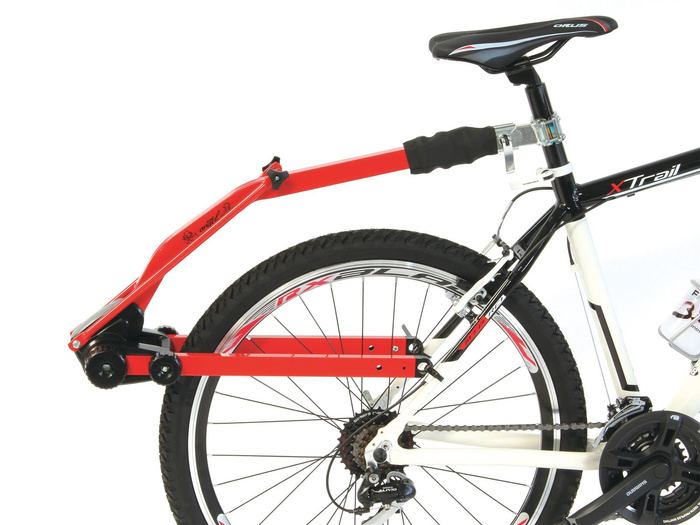Barra di traino per bicicletta Trail Angel - Rossa