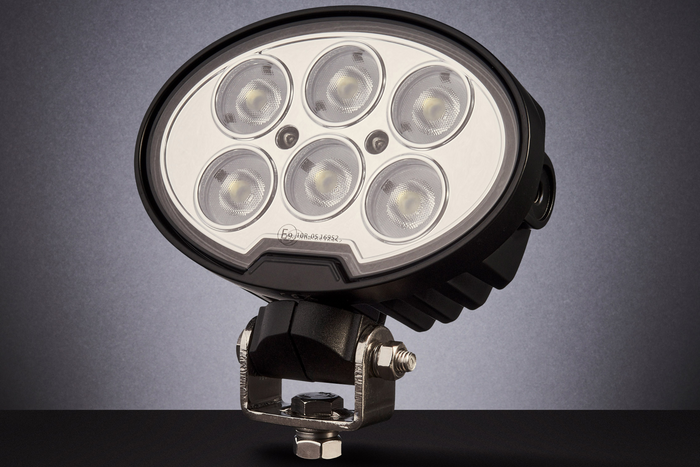 Faro da lavoro a LED con riflettore TT TECHNOLOGY NERO TT.13359F 6xLED 4800lm ovale