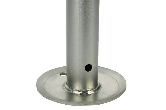 Supporto manovella estensibile WINTERHOFF ST48-120 per rimorchio da 150 kg 600-820 mm