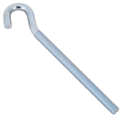 Gancio da cantiere DROMET HZ M8x140 con estremità aperta (piegata)