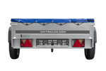 Rimorchio leggero 200x125 UNITRAILER GARDEN 201 KIPP con copertura blu