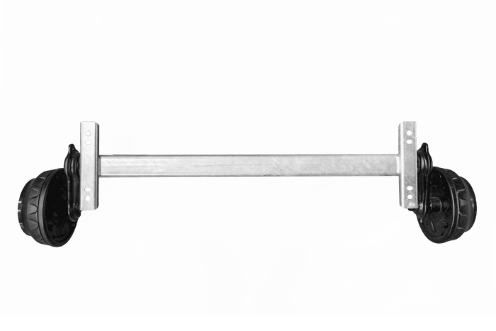 Assale frenato KNOTT VGB18MV per rimorchio/carrozzeria 1800kg 1100mm 1570mm 5x112