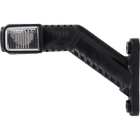 Faro di posizione sinistro a LED ASPÖCK SUPERPOINT IV su braccio in gomma