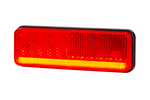 HORPOL LD 2437 Lampada di segnalazione a LED rossa universale SLIM