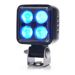Lampada di sicurezza a LED WAŚ 2243 W267, luce di segnalazione blu