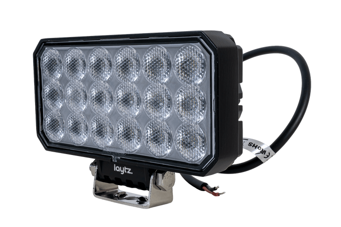 Faro da lavoro a LED con riflettore LAYTZ LY7305, 72 LED, 7000 lm, rettangolare