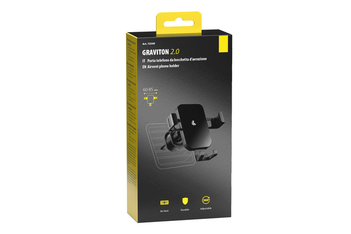 Supporto per telefono Graviton LAMP per la bocchetta dell'aria