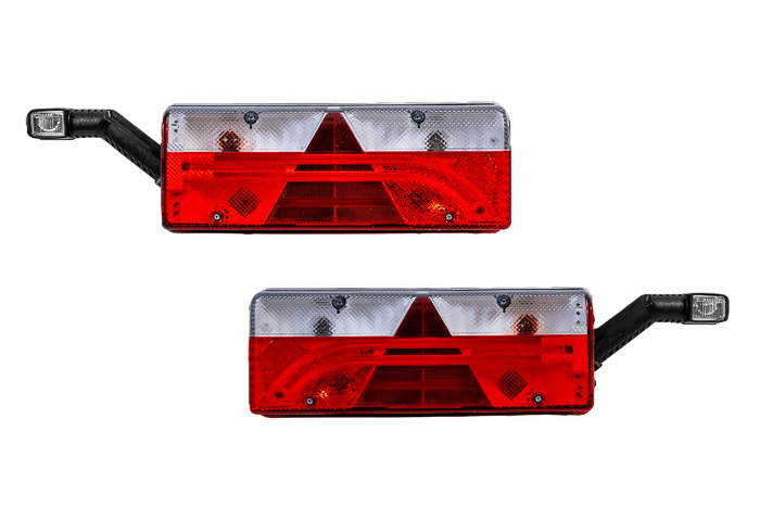 Fanali posteriori a baionetta a LED ASPÖCK EUROPOINT III 7PIN ASS2 con clacson a 7 funzioni sinistra+destra