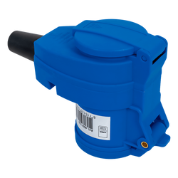 Spina angolata MANTES 2P+E CEE con presa aggiuntiva 16A 230V