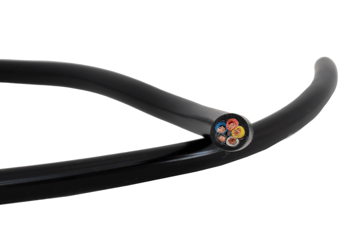 Cavo elettrico pentapolare HYBSZ YLY-S 5X1.50 - 1 m