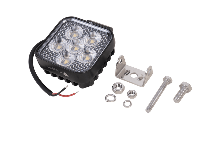 Faro da lavoro a LED con riflettore TT TECHNOLOGY NERO TT.13324 24xLED 1920lm quadrato