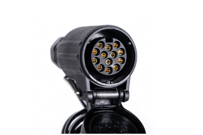 Cavo elettrico a spirale KAMAR E1384-A 1,5 m spina/presa 12V 13 PIN