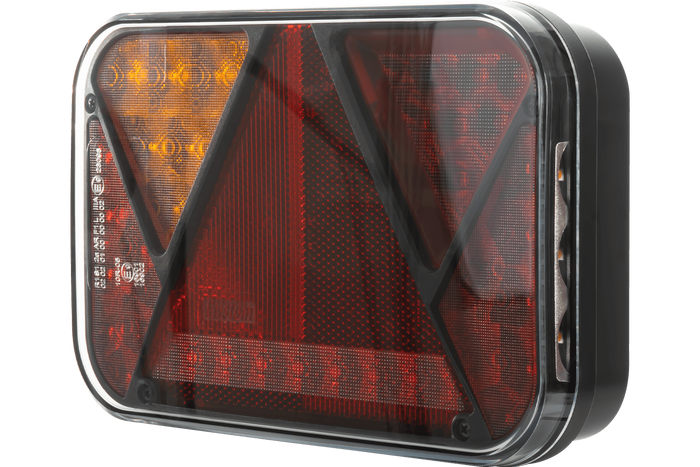 Set luci: luci posteriori a LED FRISTOM + luci di posizione laterali a LED HORPOL + cablaggio MANTES 5,2 m 7PIN