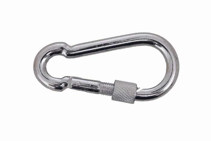 Moschettone con sicurezza per corde DROMET KSZ.7.70 moschettone per pompiere 7x70mm