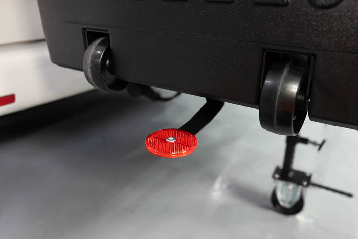 Towbox V3 Camper nero - box portabagagli da montare sul gancio di traino