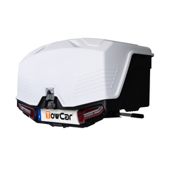 Towbox Alpha classic grey - box portabagagli da montare sul gancio di traino