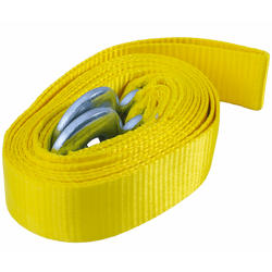 Cavo di traino con ganci UNITRAILER cinghia di traino 4,5 m/50 mm/5 t giallo